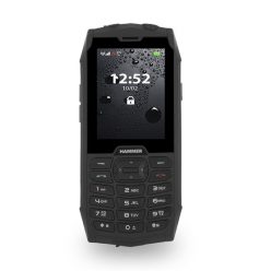   HAMMER 4 2,8" Dual SIM csepp-, por- és ütésálló mobiltelefon - fekete - Bontott, sérült termék