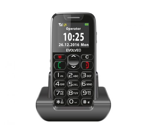 Evolveo EasyPhone (EP-500), fekete