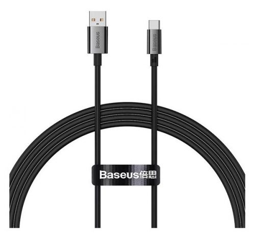 Baseus Superior USB / Type-C töltő- és adatkábel, 100W, 1,5m, fekete