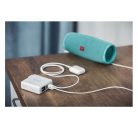 Forcell 4in1 univerzális töltő, külső akkumulátor / power bank vezeték nélküli töltéssel, USB/USB-C, (15W/8000mAh) fehér