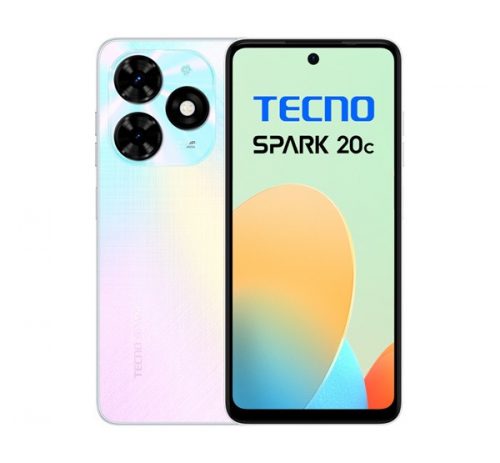 Tecno Spark 20C 4/128GB okostelefon, Mystery White (fehér)